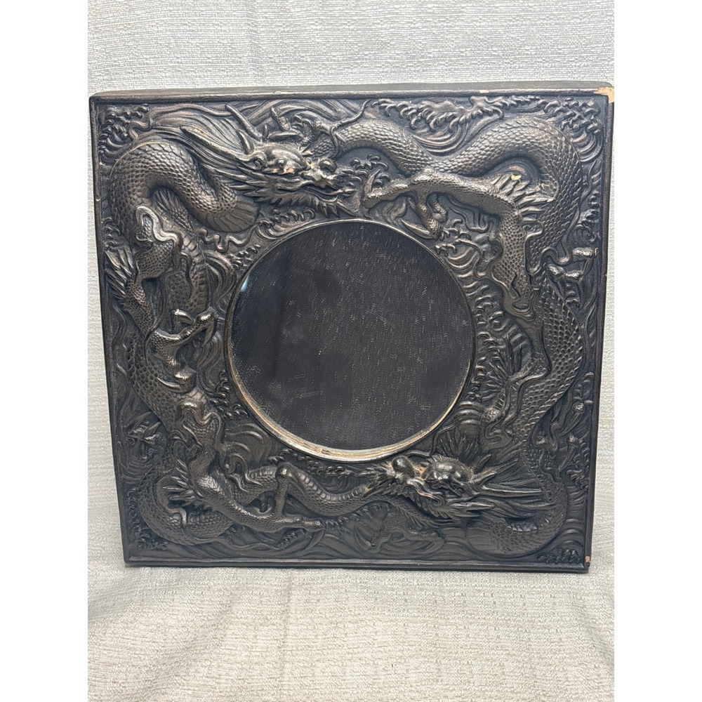 Gargoyles Brooklyn NY Dragon Mirror‎ Wall Decor Asian Art Reproduction Vintage